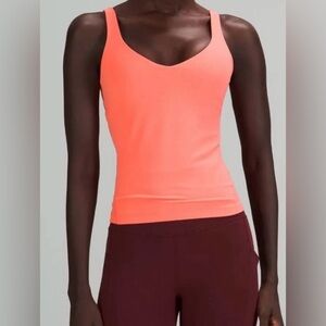 Lululemon Align Tank Raspberry Cream Size 10 Built In Shelf Bra No Pads
